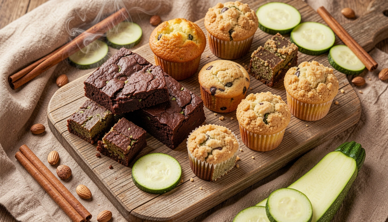 13 Gentle Zucchini Low Sugar Dessert Recipes