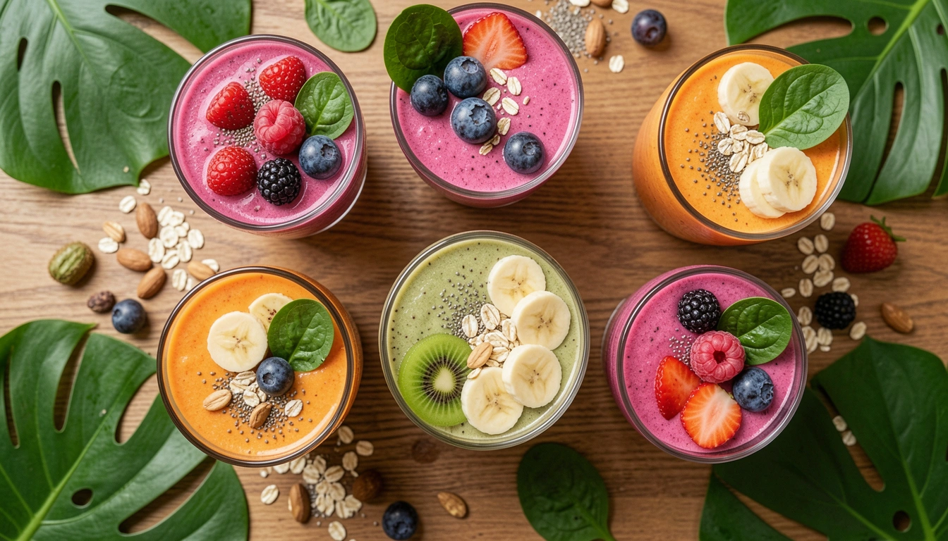 21 Plant Powered Vegan Breakfast Smoothie Recipes