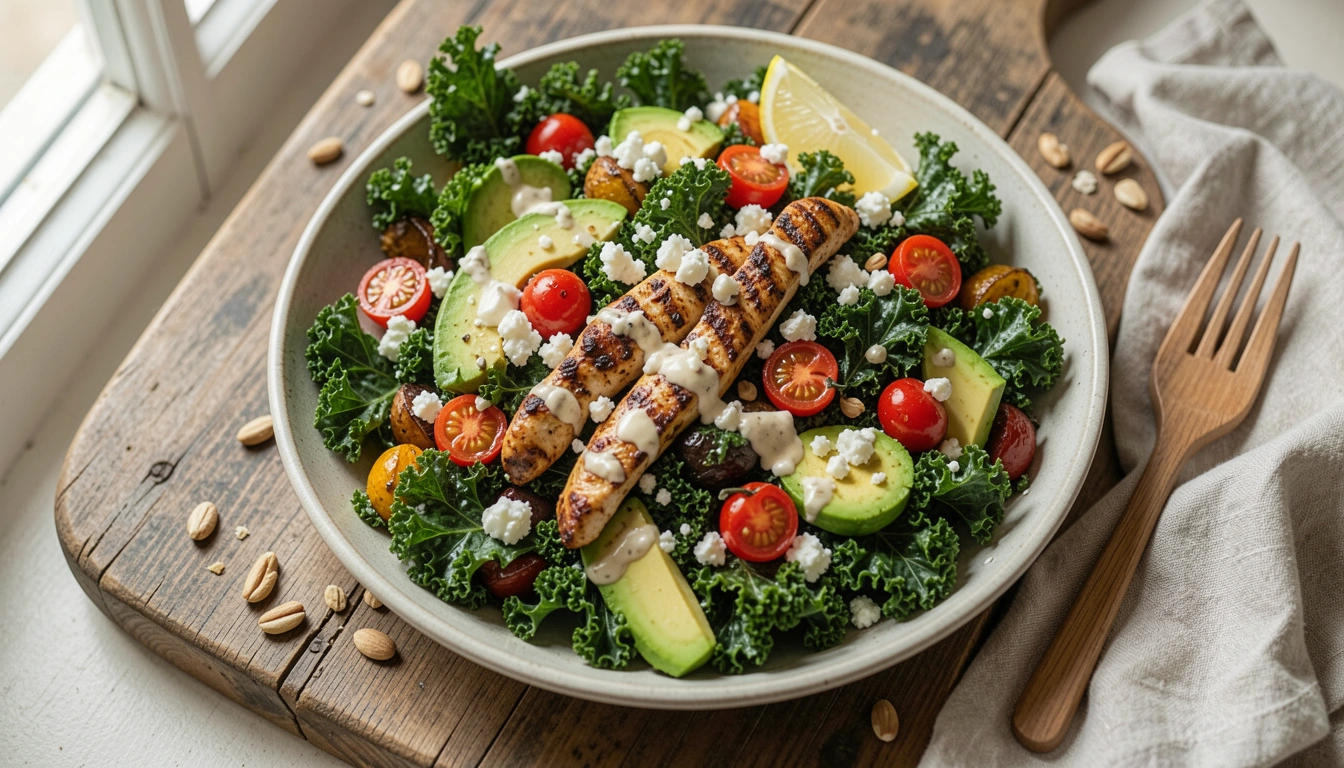 13 Robust Kale Dinner Salad Recipes