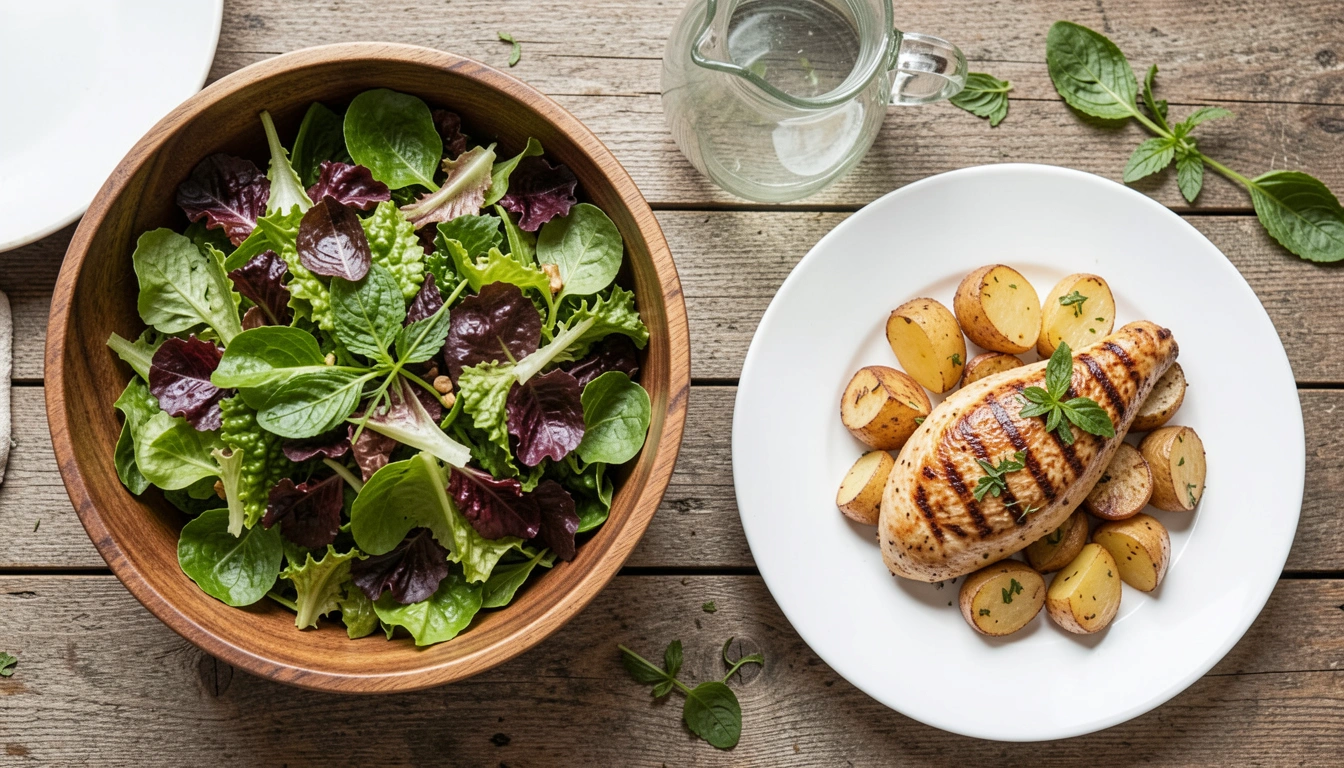 How to Serve Salad with Dinner