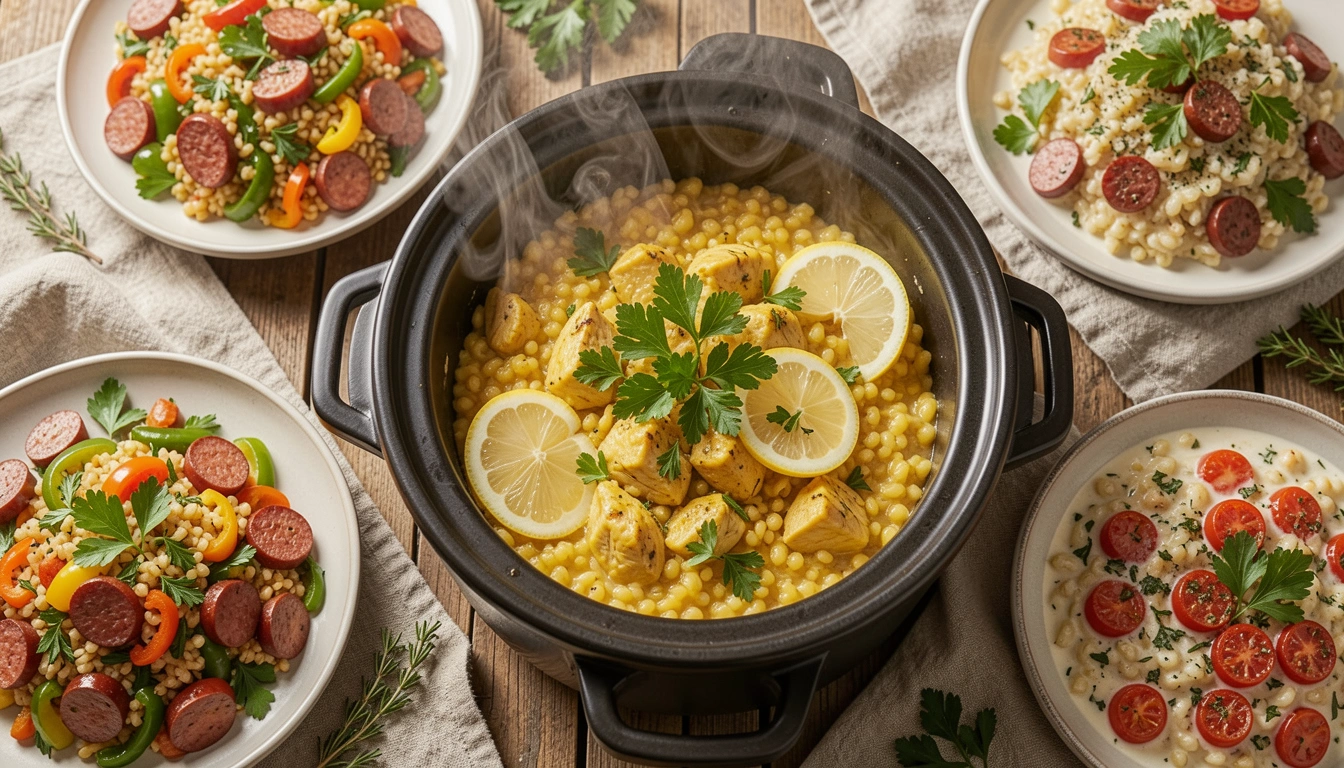 15 Hands Off Orzo Crockpot Dinner Recipes
